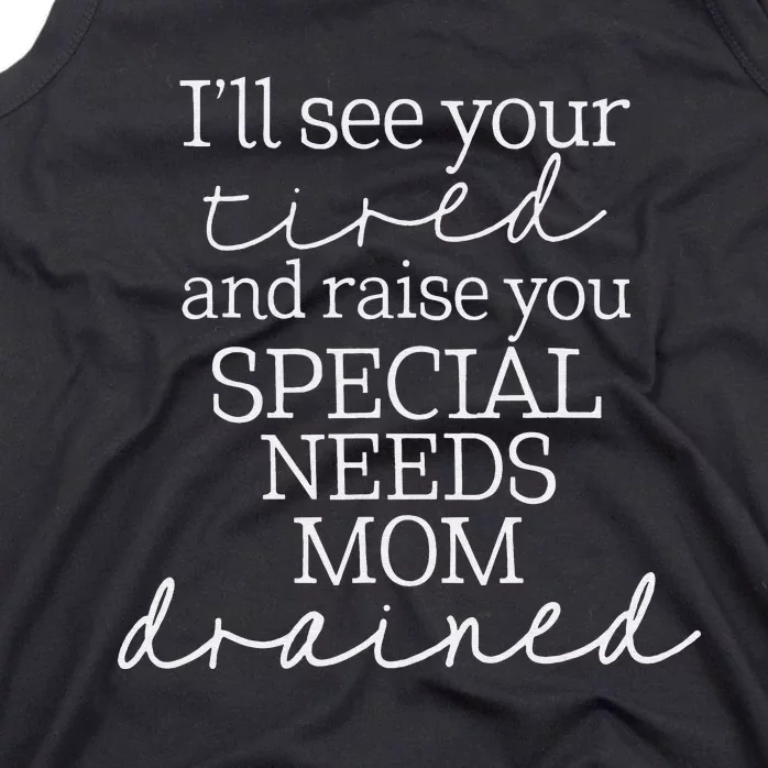 Special Needs Mom Disability Awareness Autism Mom Tank Top