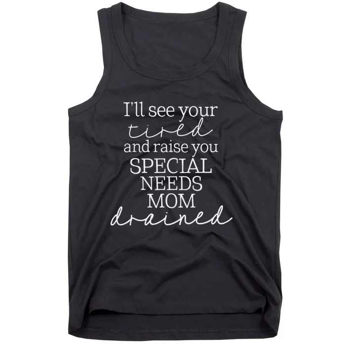 Special Needs Mom Disability Awareness Autism Mom Tank Top