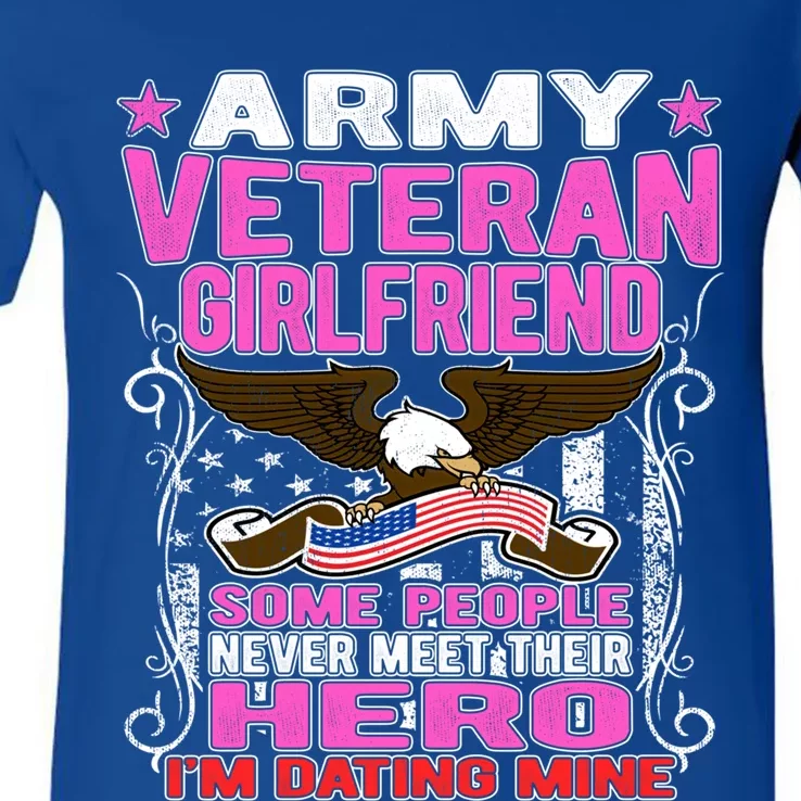 Some Never Meet Their Hero Gift Proud Army Veteran Friend Great Gift V-Neck T-Shirt