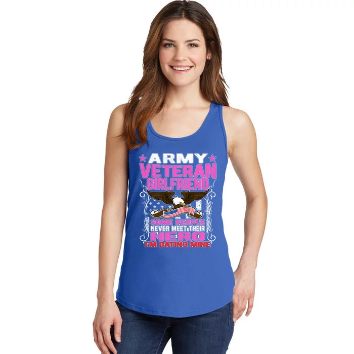 Some Never Meet Their Hero Cute Gift Proud Army Veteran Friend Funny Gift Ladies Essential Tank