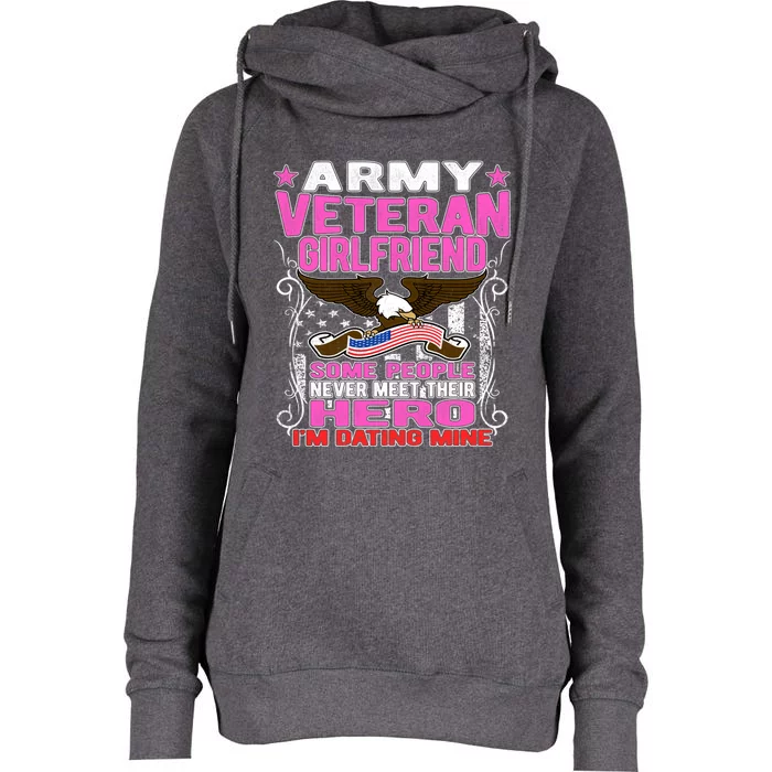 Some Never Meet Their Hero Cute Gift Proud Army Veteran Friend Funny Gift Womens Funnel Neck Pullover Hood