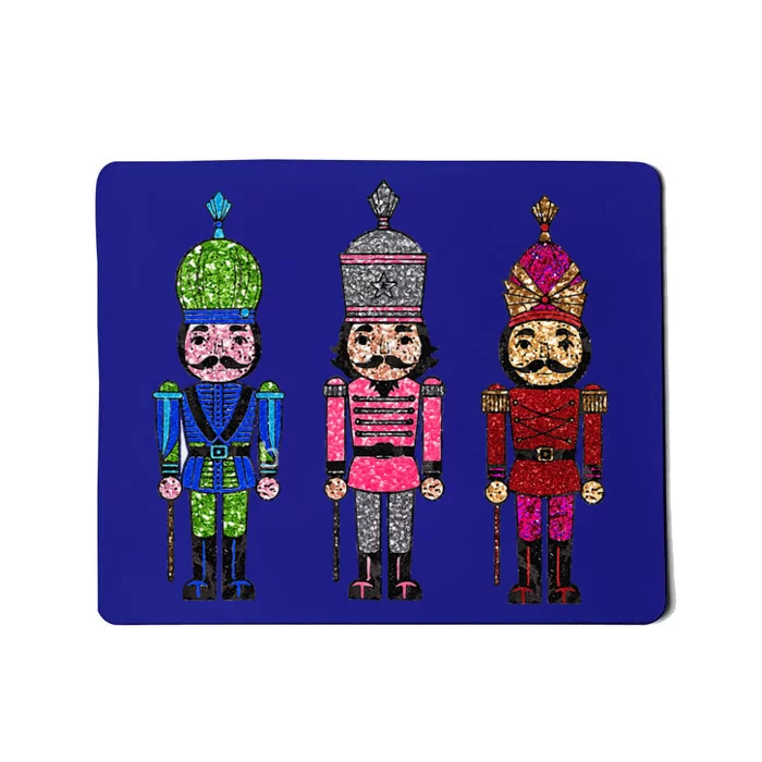 Sequin Nutcracker Matching Family Christmas Pajamas Mousepad