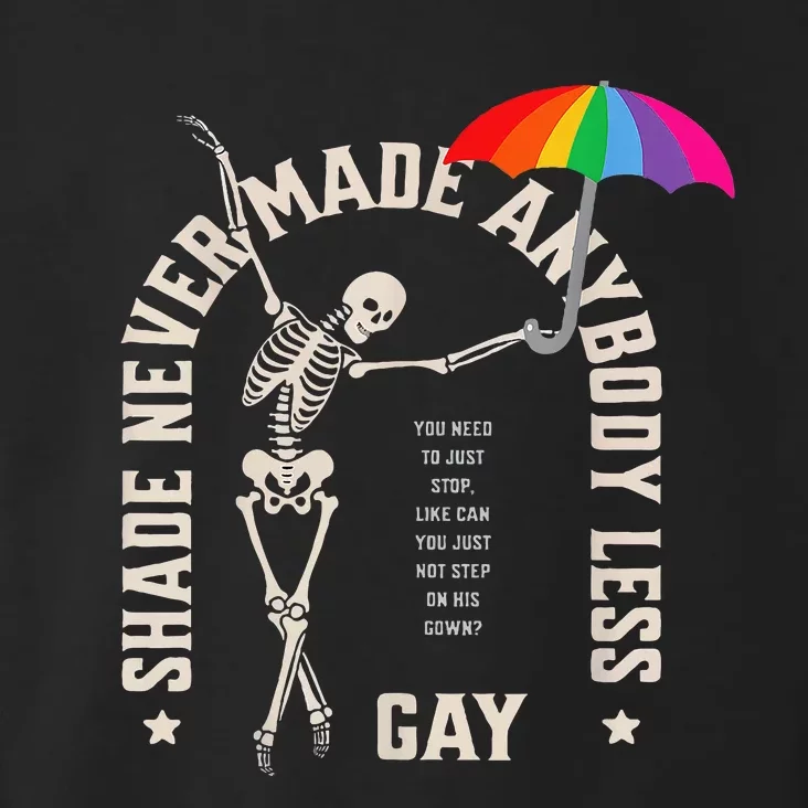 Shade Never Made Anybody Less Gay Toddler Hoodie