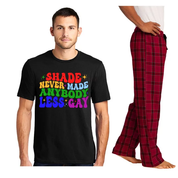 Shade Never Made Anybody Less Gay LGBTQ Rainbow Pride Pajama Set