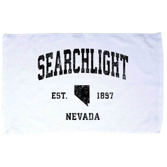 Searchlight Nevada Nv Vintage Athletic Sports Microfiber Hand Towel