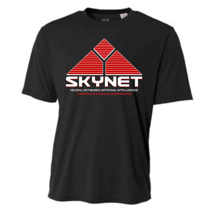 Skynet Neural Net Based Artificial Intelligence Cyberdyne Systems Corporation Cooling Performance Crew T-Shirt