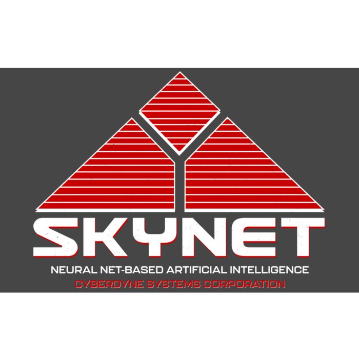 Skynet Neural Net Based Artificial Intelligence Cyberdyne Systems Corporation Bumper Sticker