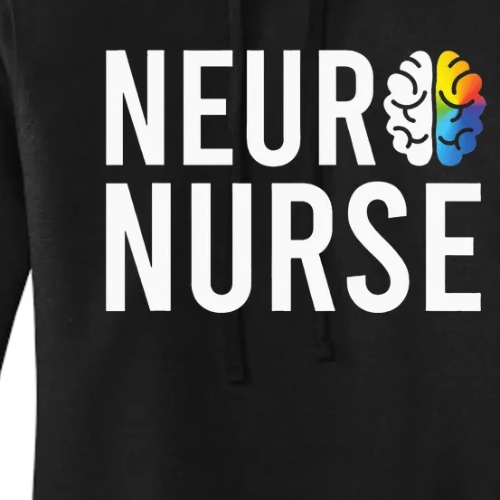 Stroke Neurosurgery Neurology Ortho Neuro Trauma Icu Nurse Women's Pullover Hoodie