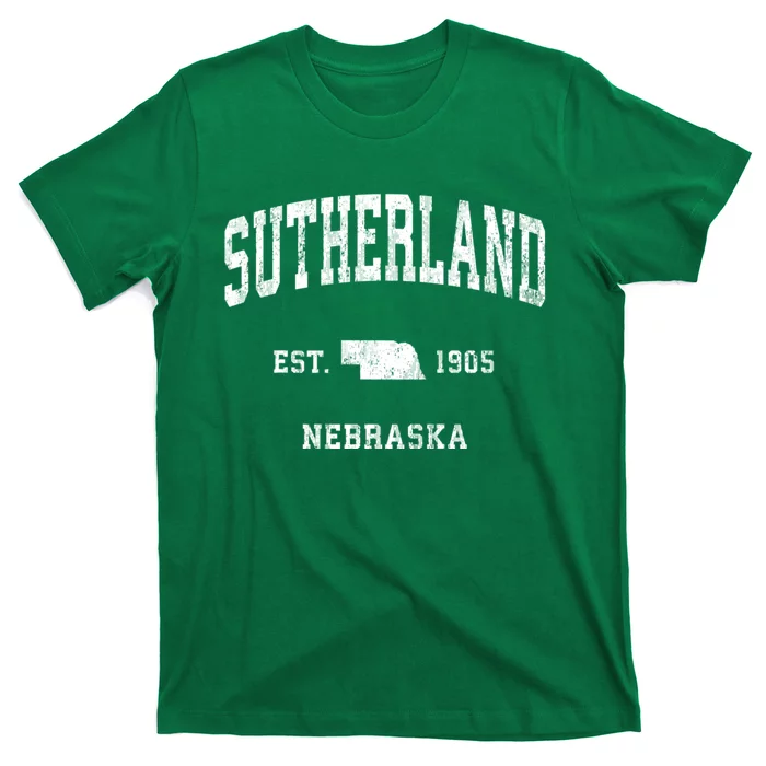 Sutherland Nebraska Ne Vintage Athletic T-Shirt