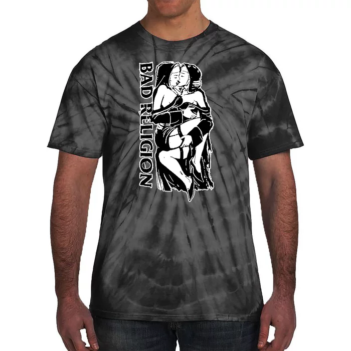 Sexy Naughty Nuns Black Tie-Dye T-Shirt