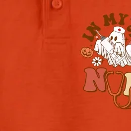 Spooky Nicu Nurse Halloween Ghost In My Spooky Nurse Era Gift Dry Zone Grid Performance Polo