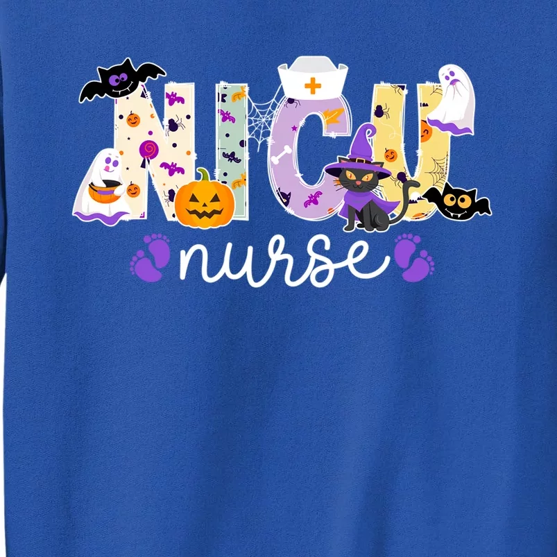 Spooky Nicu Nurse Halloween Neonatal Intensive Care Unit Gift Sweatshirt