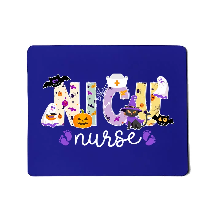 Spooky Nicu Nurse Halloween Neonatal Intensive Care Unit Gift Mousepad