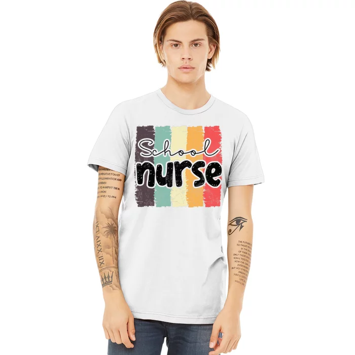 School Nurses Nursing Medical Hospital Woman Student Premium T-Shirt