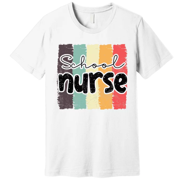 School Nurses Nursing Medical Hospital Woman Student Premium T-Shirt