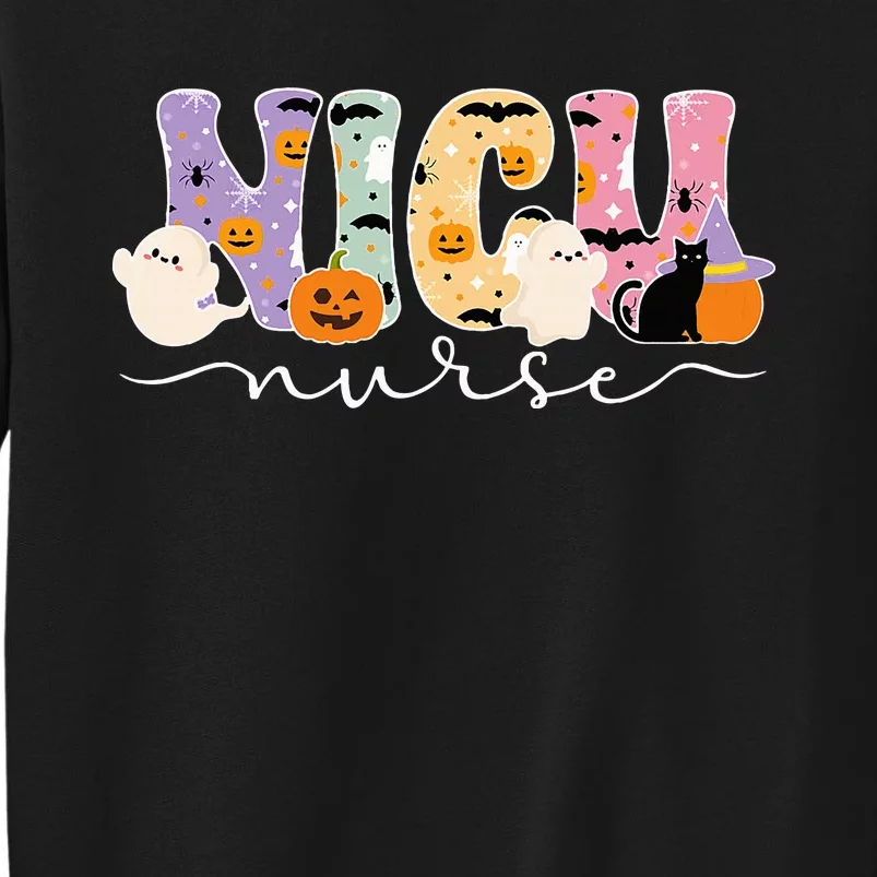 Spooky Nicu Nurse Halloween Nicu Nursing Sweatshirt