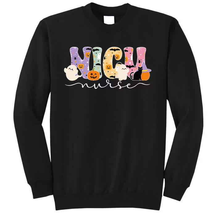 Spooky Nicu Nurse Halloween Nicu Nursing Sweatshirt