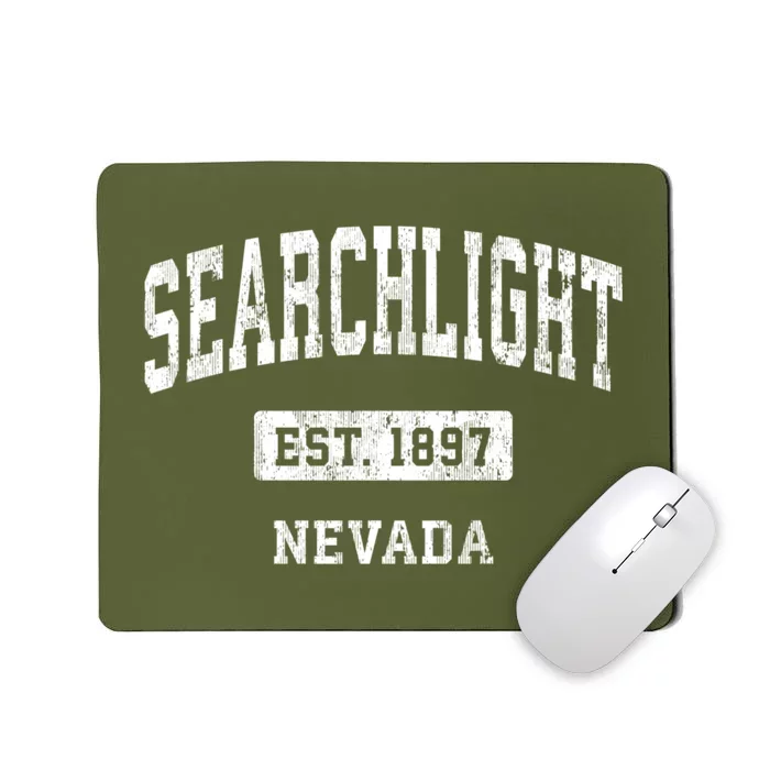 Searchlight Nevada Nv Vintage Sports Established Mousepad