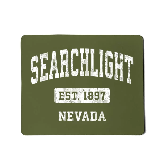 Searchlight Nevada Nv Vintage Sports Established Mousepad