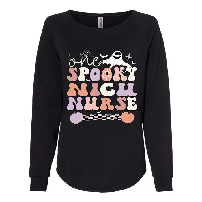 Spooky NICU Nurse Halloween NICU Nursing Womens California Wash Sweatshirt