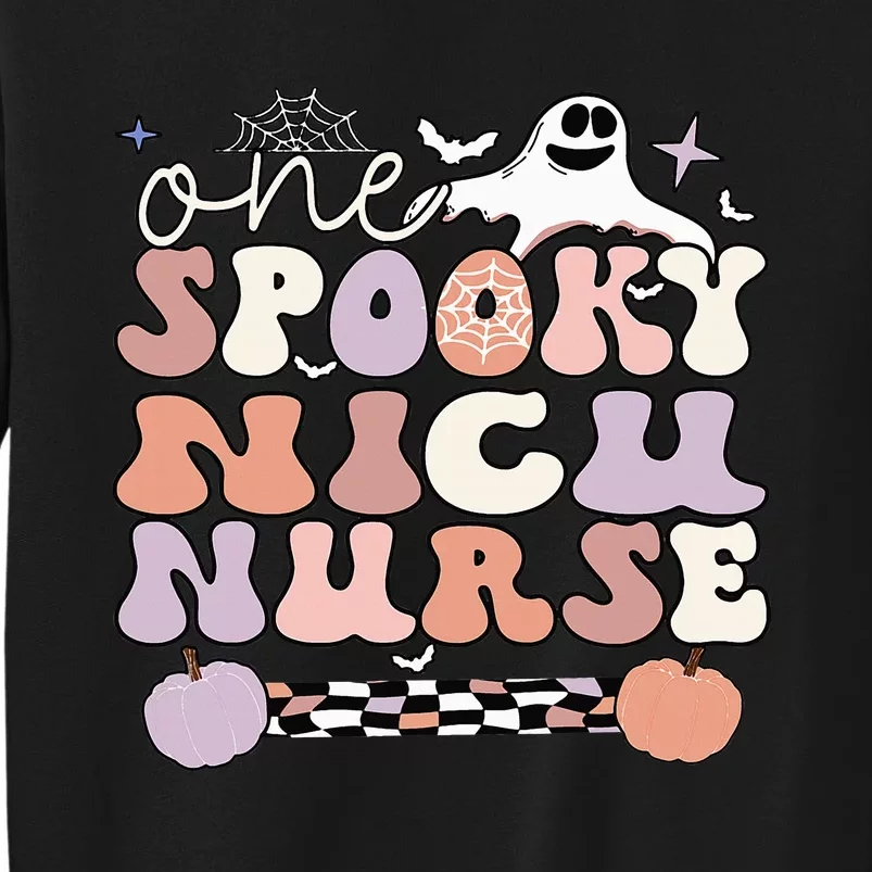 Spooky NICU Nurse Halloween NICU Nursing Tall Sweatshirt