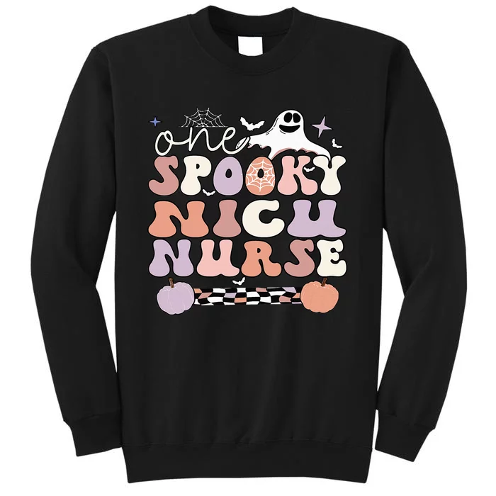 Spooky NICU Nurse Halloween NICU Nursing Tall Sweatshirt