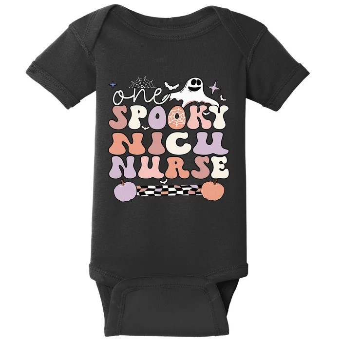 Spooky NICU Nurse Halloween NICU Nursing Baby Bodysuit