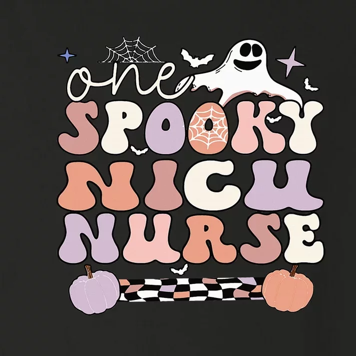 Spooky NICU Nurse Halloween NICU Nursing Toddler Long Sleeve Shirt