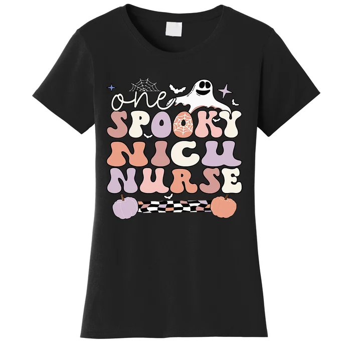 Spooky NICU Nurse Halloween NICU Nursing Women's T-Shirt