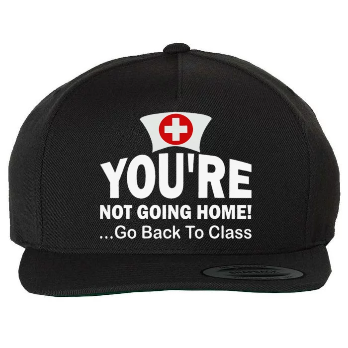 School Nurse Nurses Day Appreciation Week Gift Wool Snapback Cap