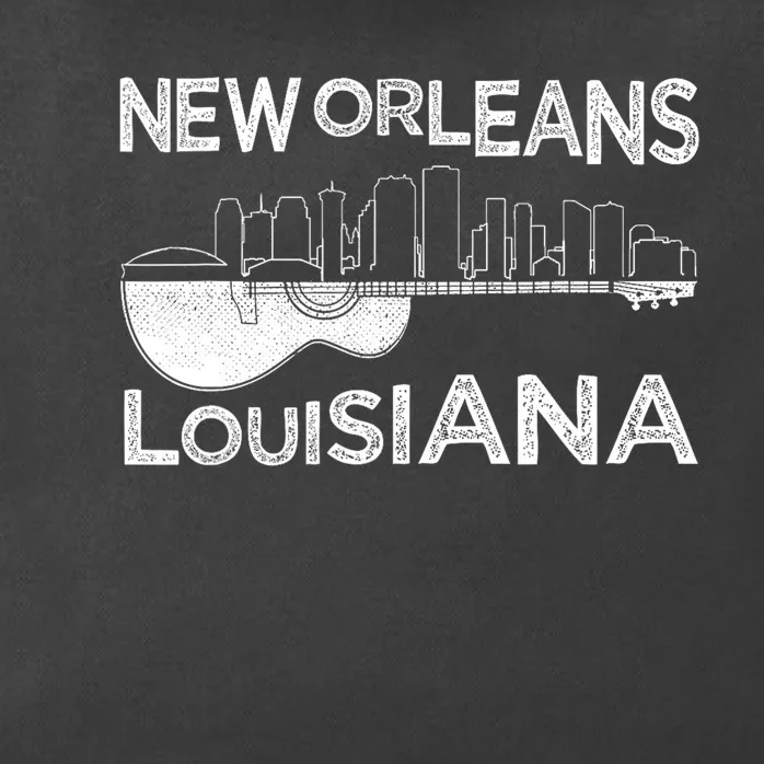 Souvenir New Orleans Guitar Music Louisiana New Orleans Zip Tote Bag