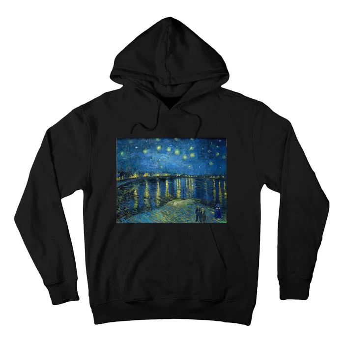 Starry Night Over The Rhone Doctor Visit Tall Hoodie