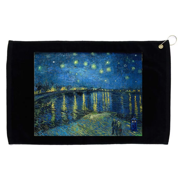 Starry Night Over The Rhone Doctor Visit Grommeted Golf Towel