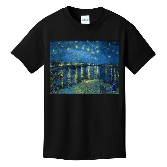 Starry Night Over The Rhone Doctor Visit Kids T-Shirt