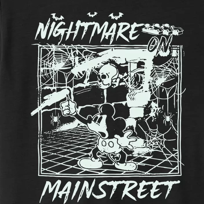 Skeleton Nightmare On Mainstreet 90s Halloween Party WDW Spooky Season ChromaSoft Performance T-Shirt