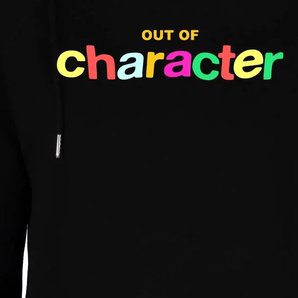 Slushy Noobz Out Of Character Silly Rainbow Womens Funnel Neck Pullover Hood