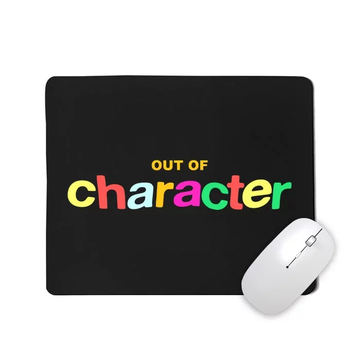 Slushy Noobz Out Of Character Silly Rainbow Mousepad