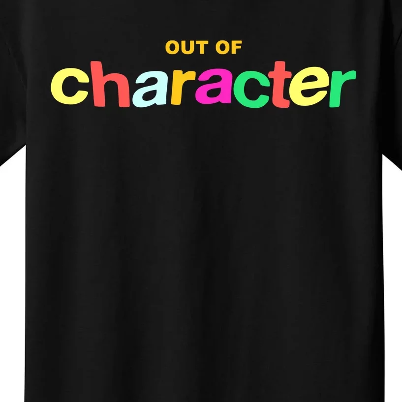 Slushy Noobz Out Of Character Silly Rainbow Kids T-Shirt