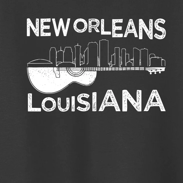 Souvenir New Orleans Guitar Music Louisiana New Orleans Toddler T-Shirt