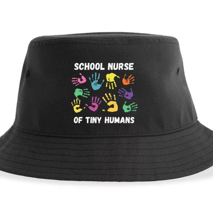 School Nurse Of Tiny Humans For Super Nurse Sustainable Bucket Hat