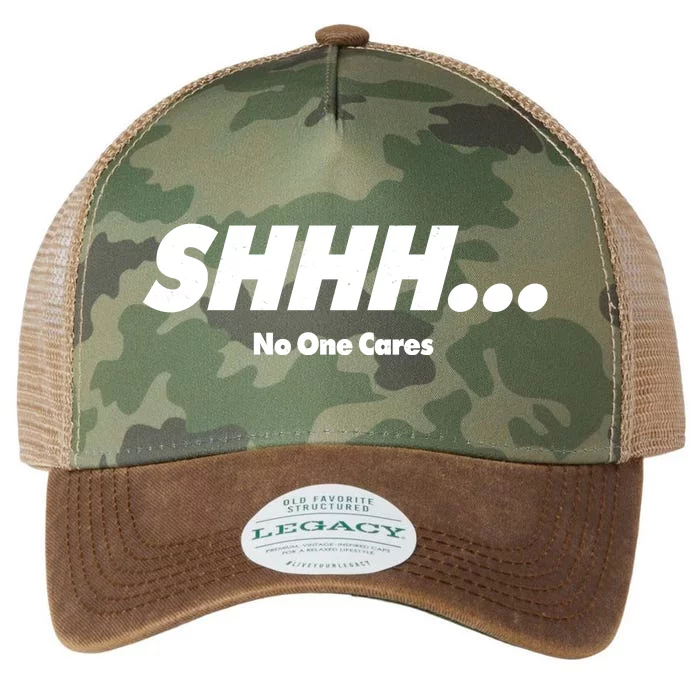 Shhh No One Cares Legacy Tie Dye Trucker Hat