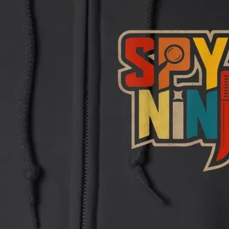 Spy Ninja Outfist, Funny Outfis Spy Gaming Ninja For Summer Full Zip Hoodie