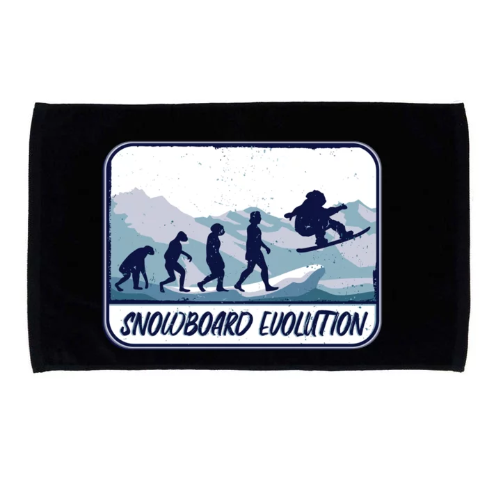 Snowboard Evolution Microfiber Hand Towel