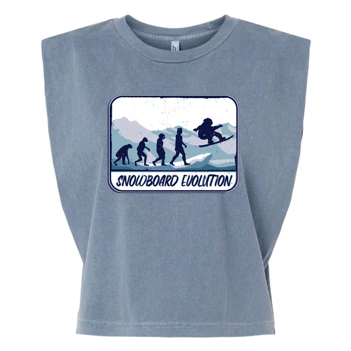 Snowboard Evolution Garment-Dyed Women's Muscle Tee