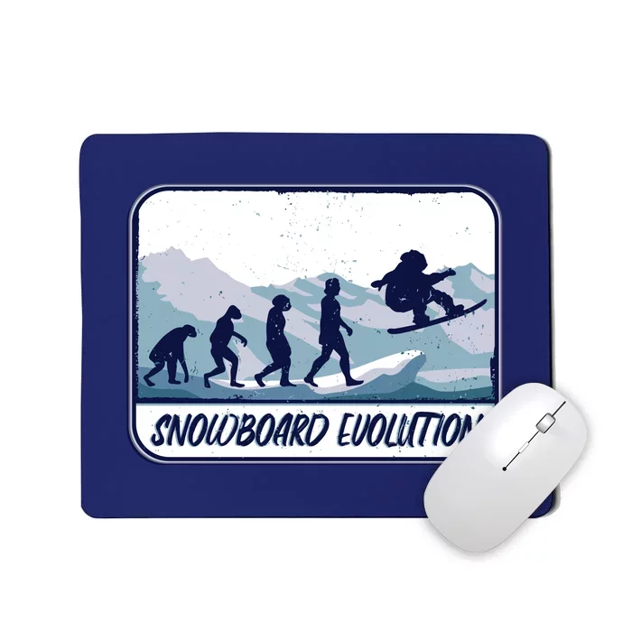 Snowboard Evolution Mousepad