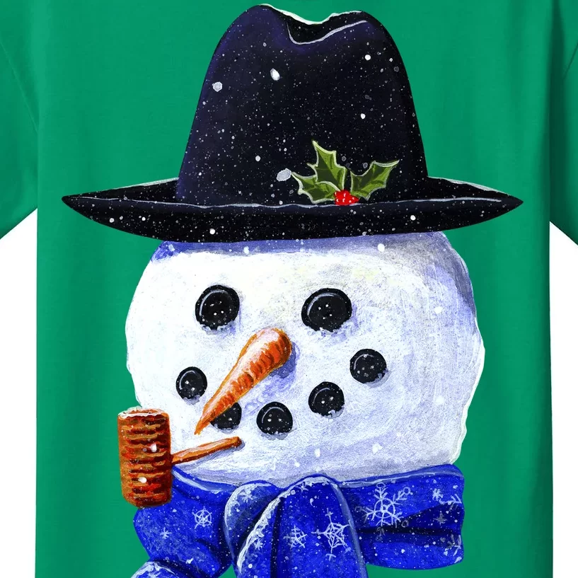 Snowman Smile Kids T-Shirt