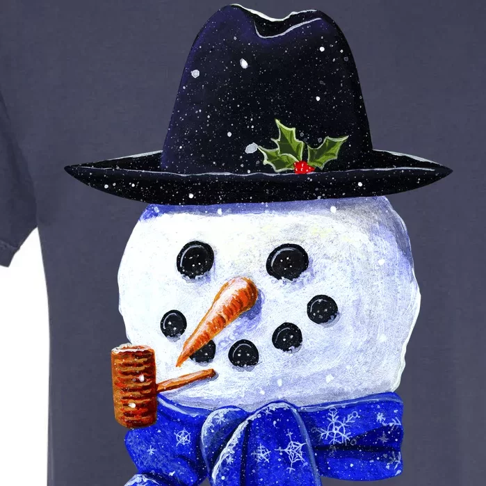 Snowman Smile Garment-Dyed Heavyweight T-Shirt