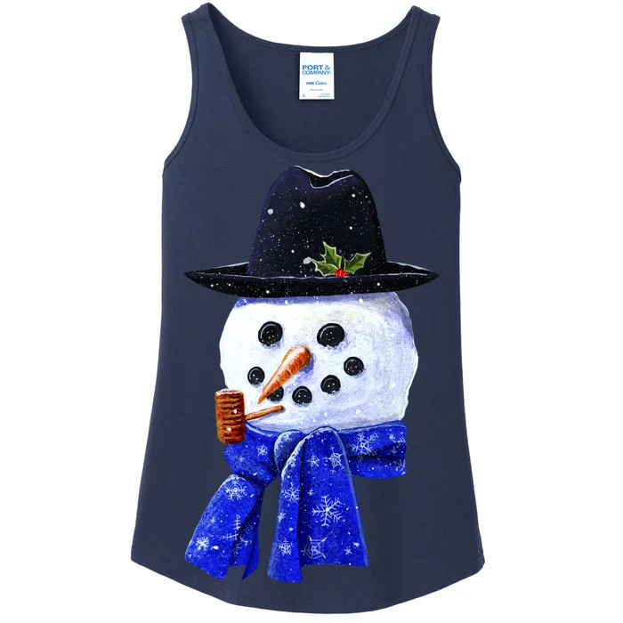 Snowman Smile Ladies Essential Tank