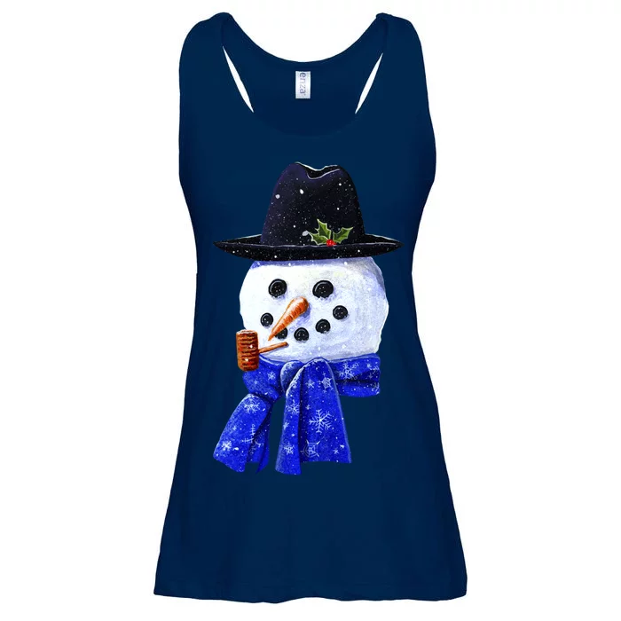 Snowman Smile Ladies Essential Flowy Tank