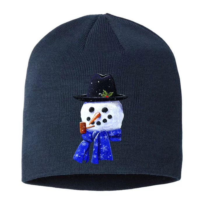 Snowman Smile 8 1/2in Sustainable Knit Beanie